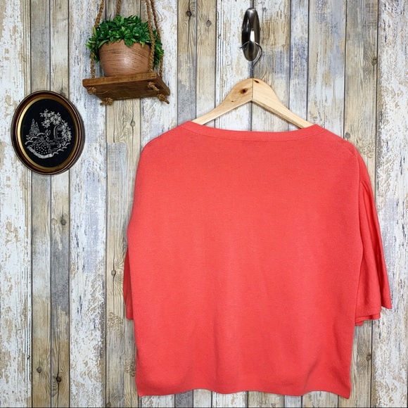 J. Crew ‘Papaya’ Bell Sleeve Sweater - Picture 3 of 7
